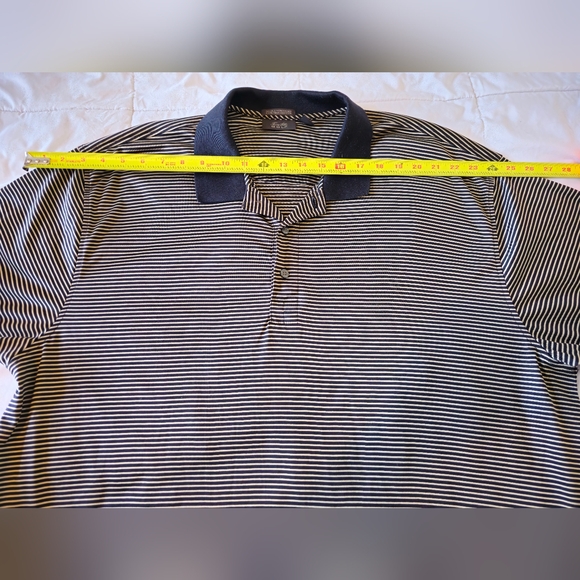 Tasso Elba Striped Golf Shirt β³ (Large) π©Άππ€ - Picture 16 of 16